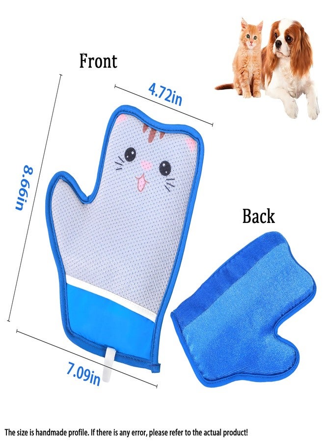 Yehenarn Pet Hair Removal Glove for Dogs & Cats, 2PCS Upgraded Electrostatic Pet Hair Remover Gloves, Cute Pet Hair Removal Tool Ideal for Furniture, Car Seat, Clothes, Couch, Bed, Carpet - Image 2